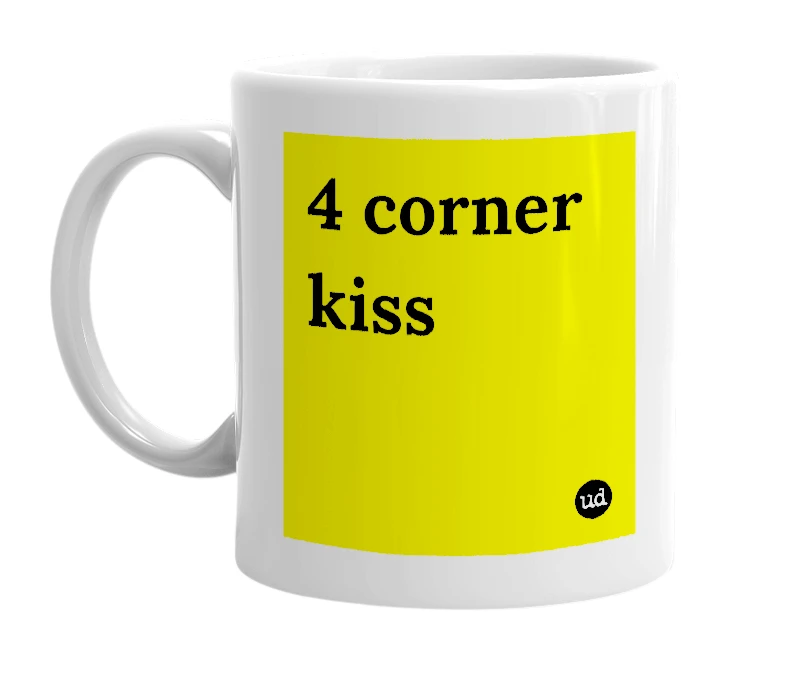 "4 corner kiss" mug