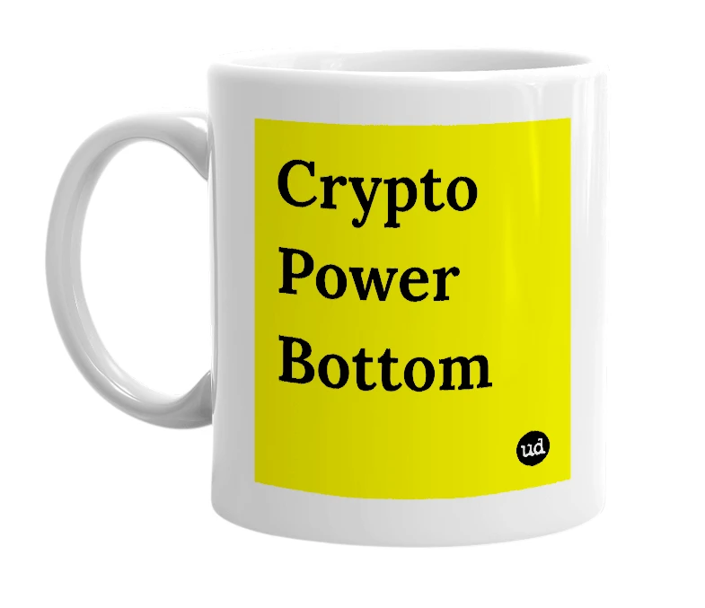 "Crypto Power Bottom" mug