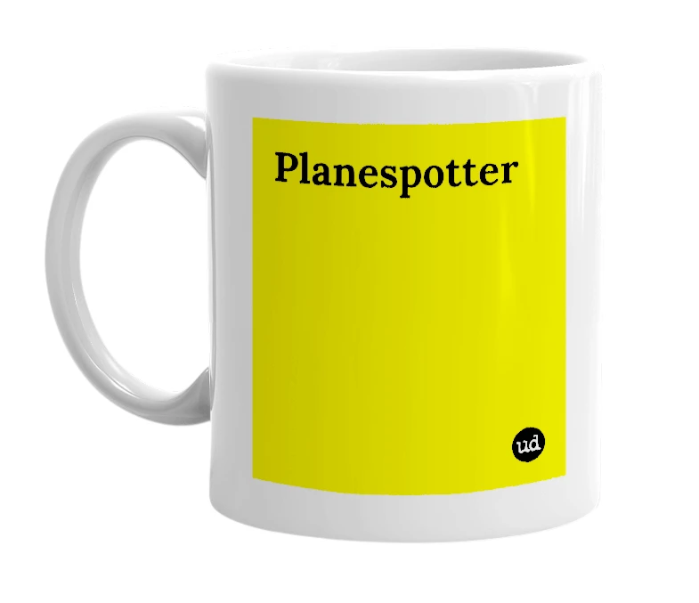 "Planespotter" mug