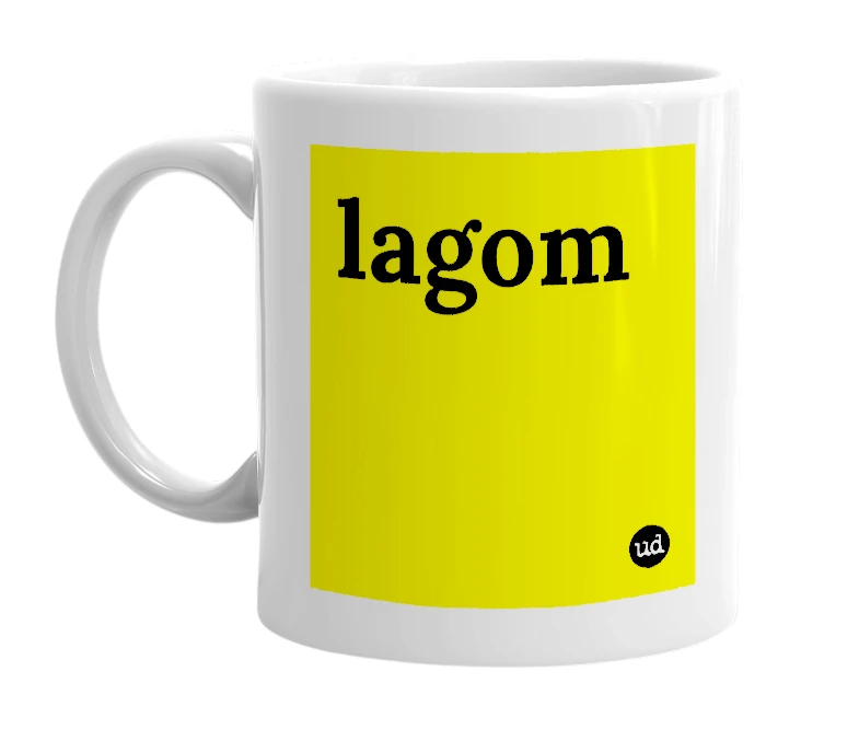 "lagom" mug