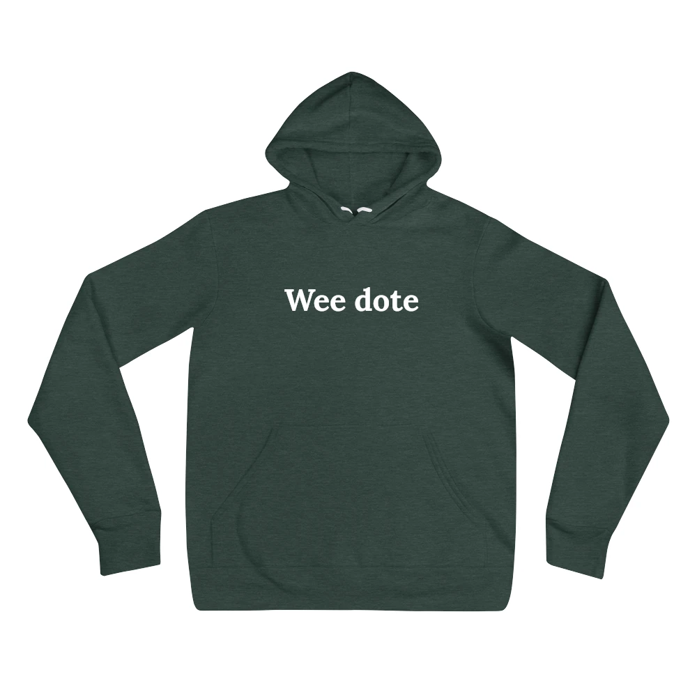 "Wee dote" sweatshirt