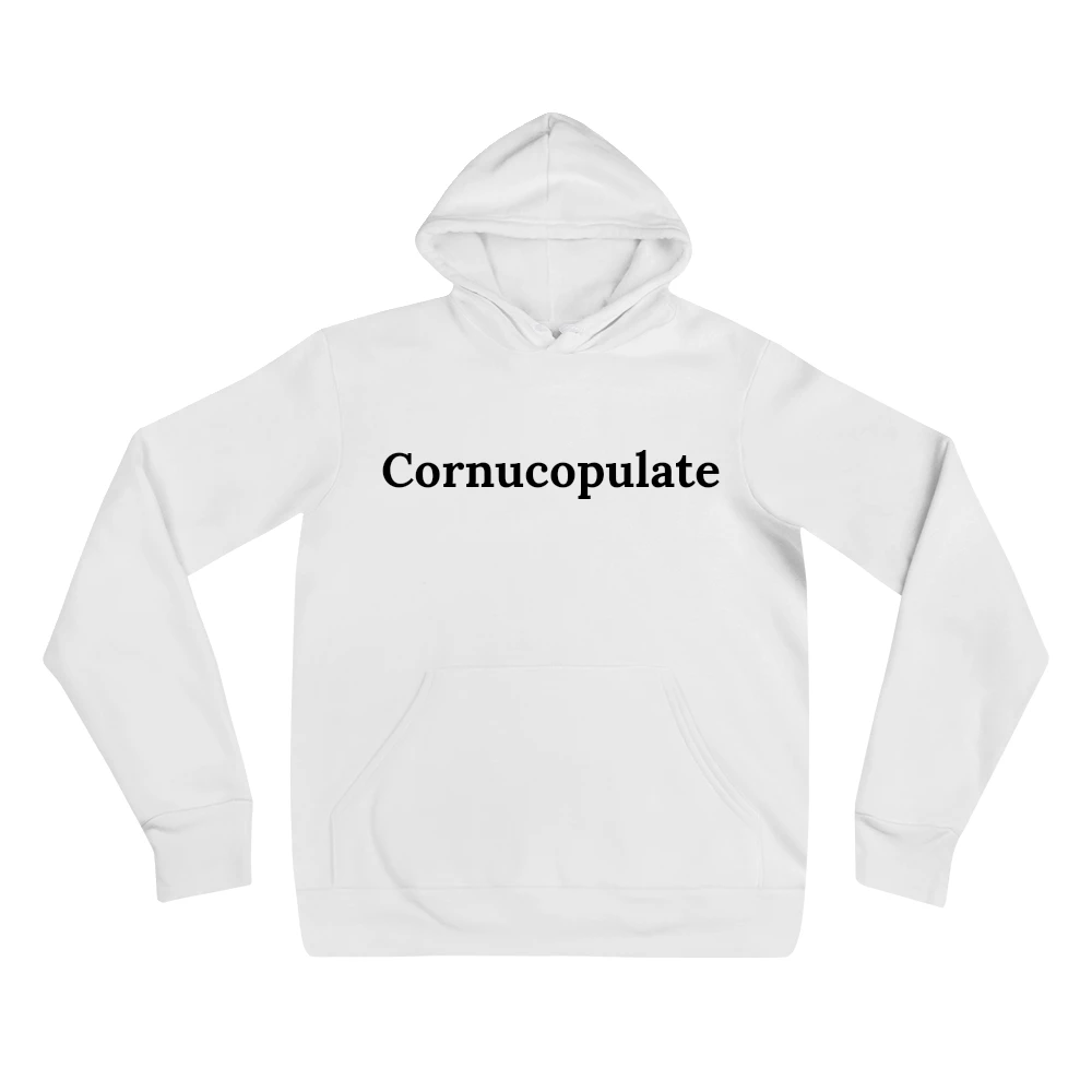 "Cornucopulate" sweatshirt