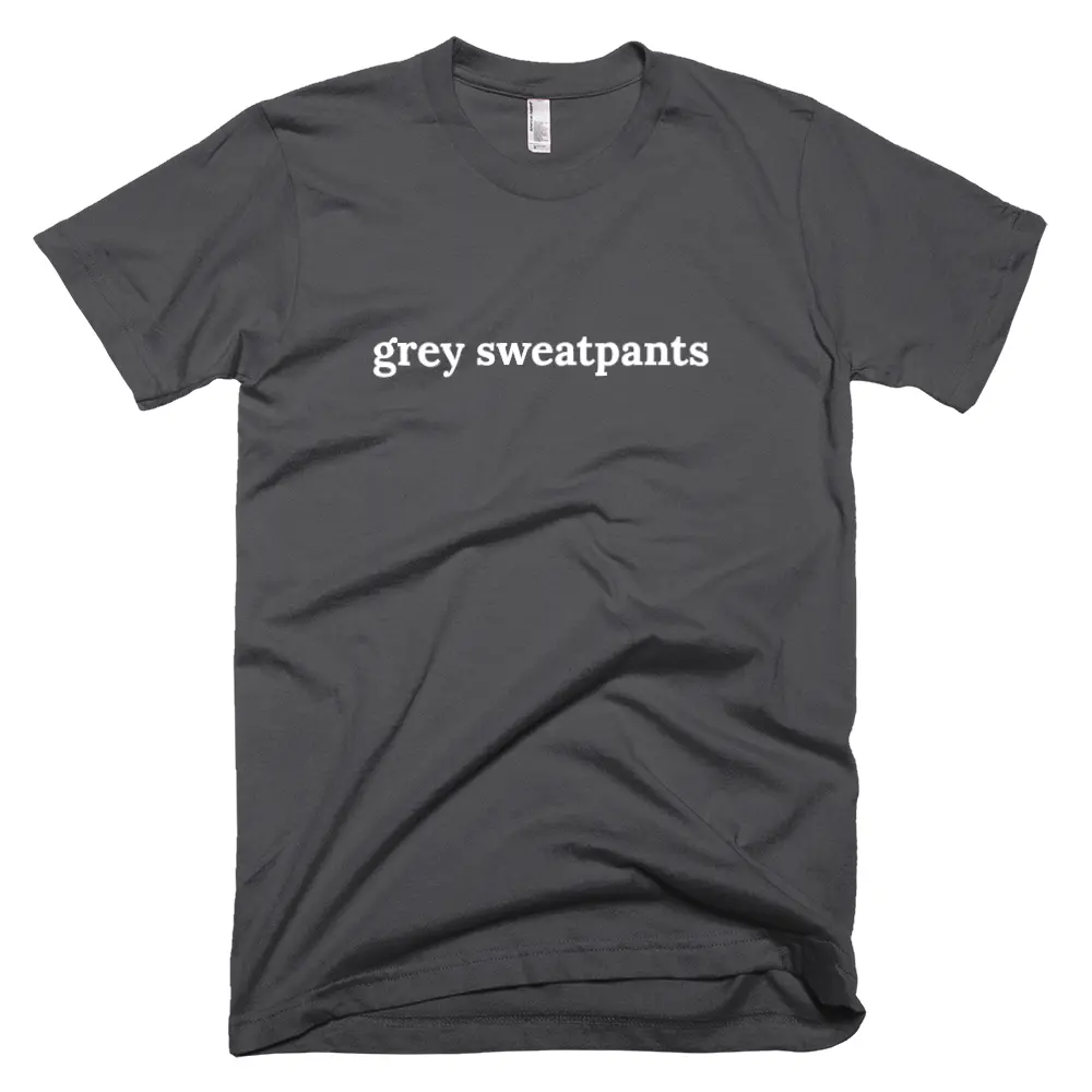 "grey sweatpants" tshirt