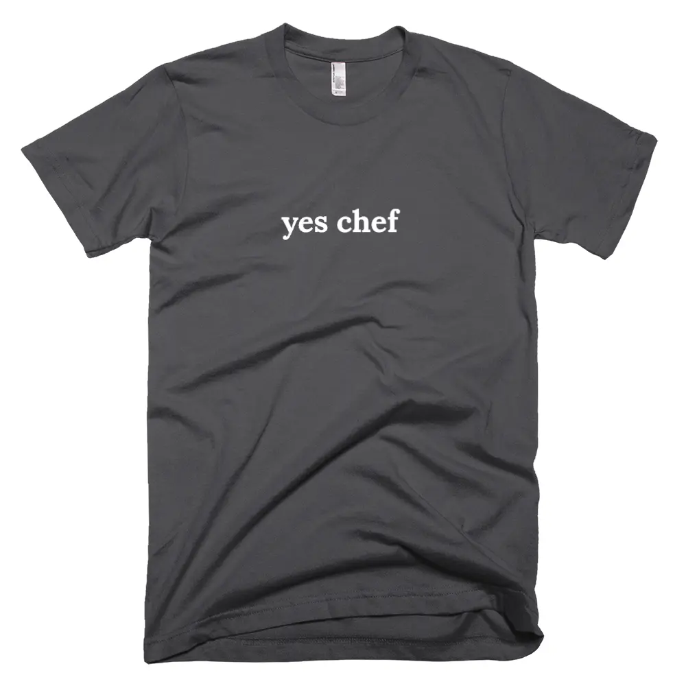 "yes chef" tshirt