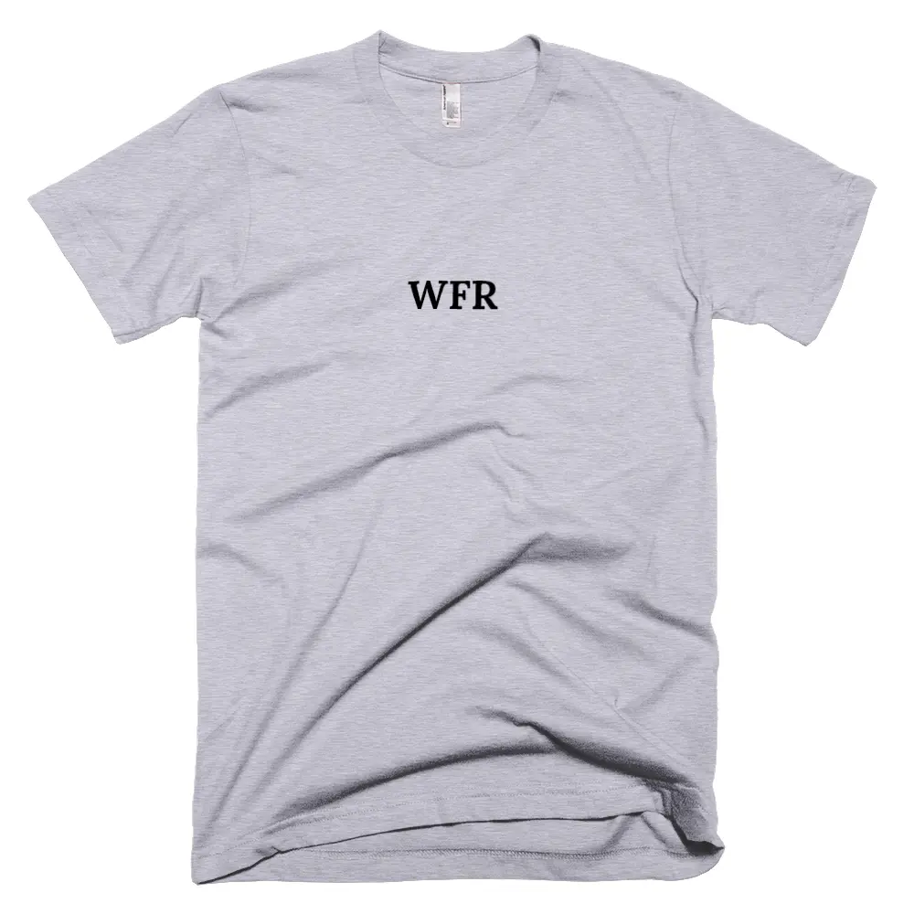 "WFR" tshirt