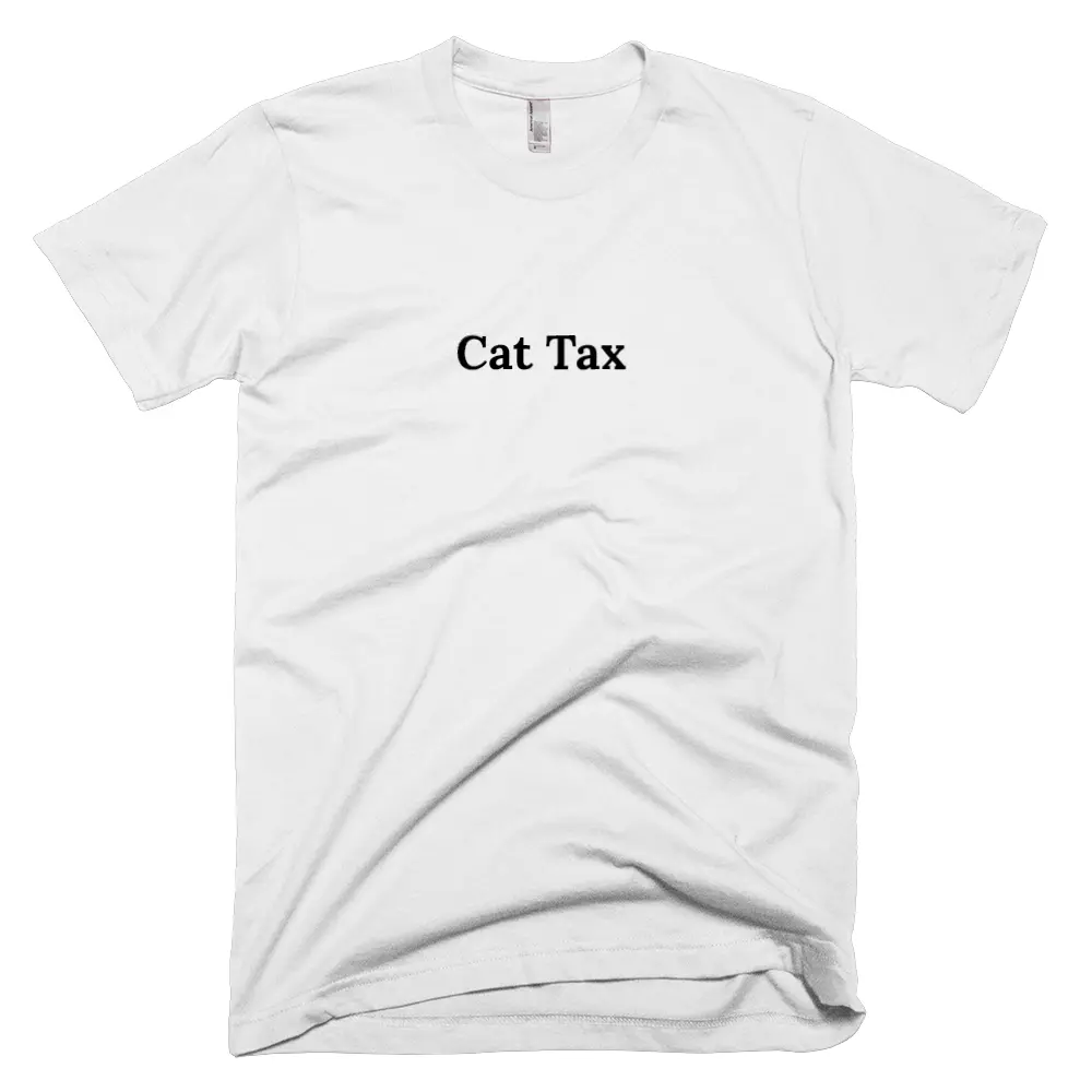 "Cat Tax" tshirt