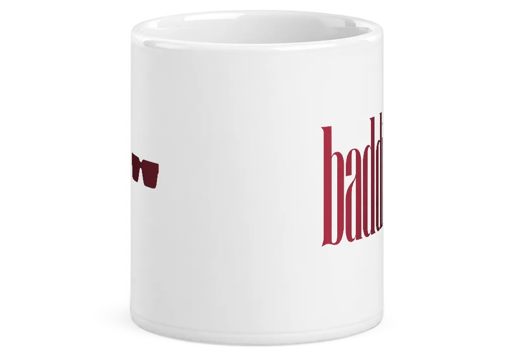 baddie mug, front