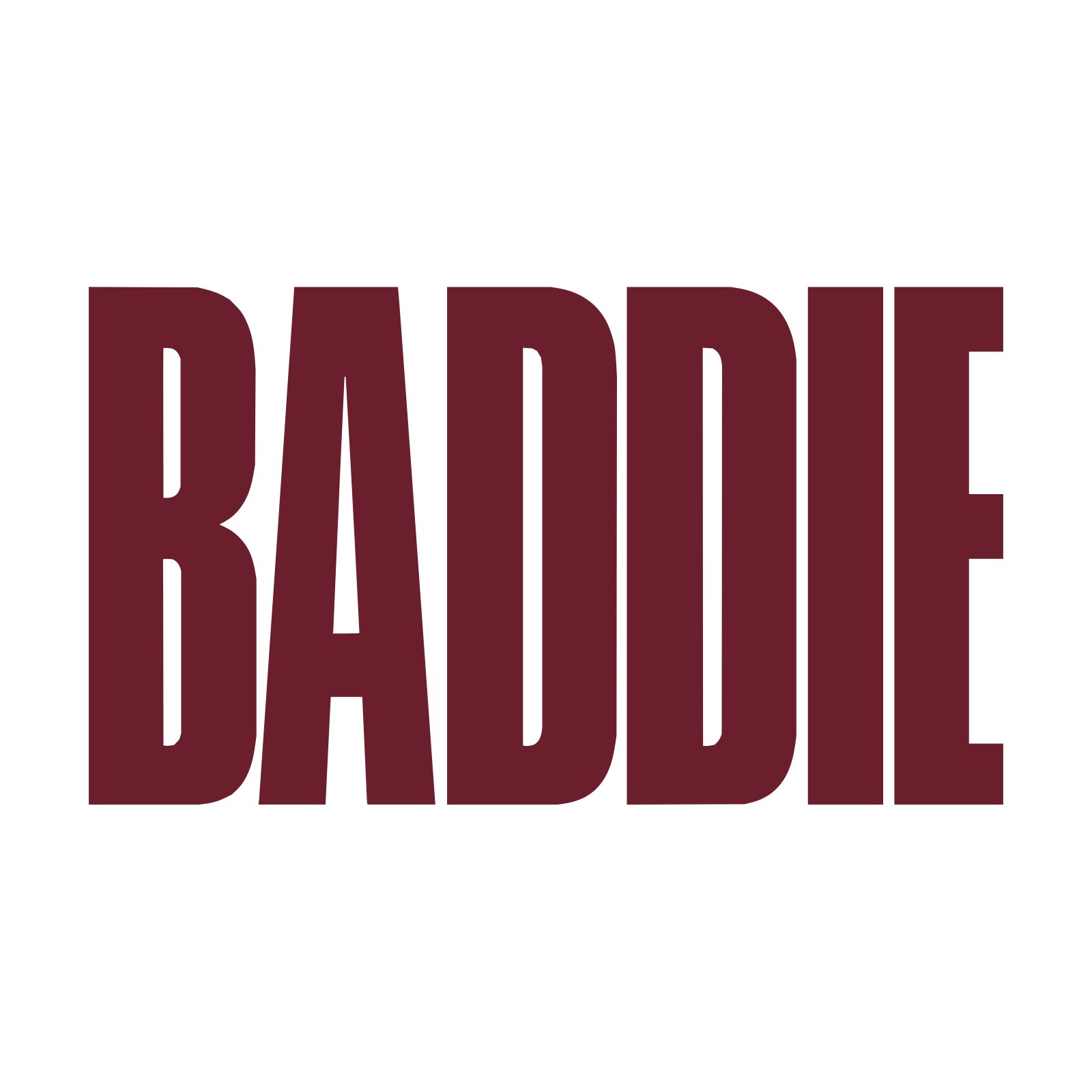 baddie mug, the full wrap, flat