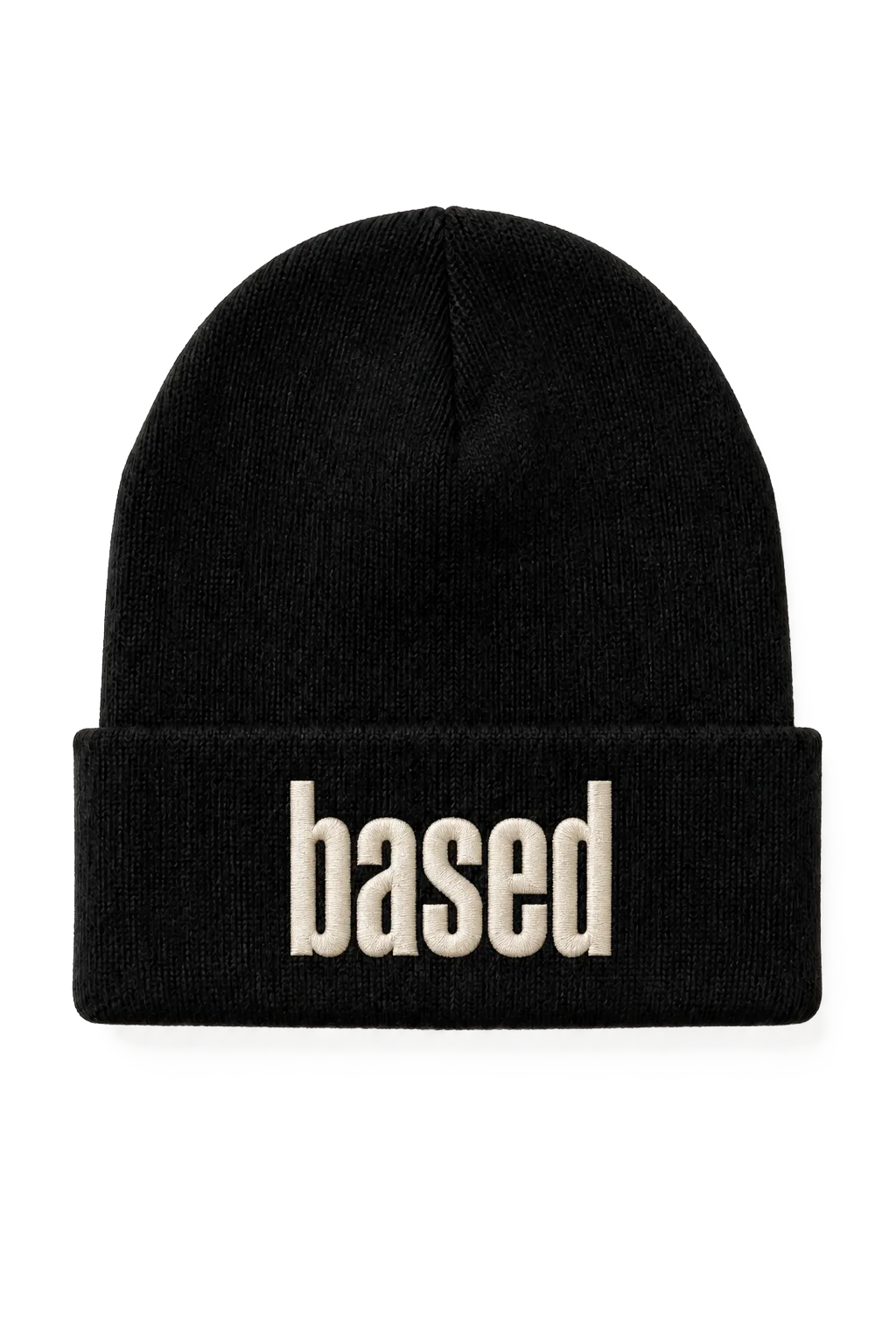 based beanie, front