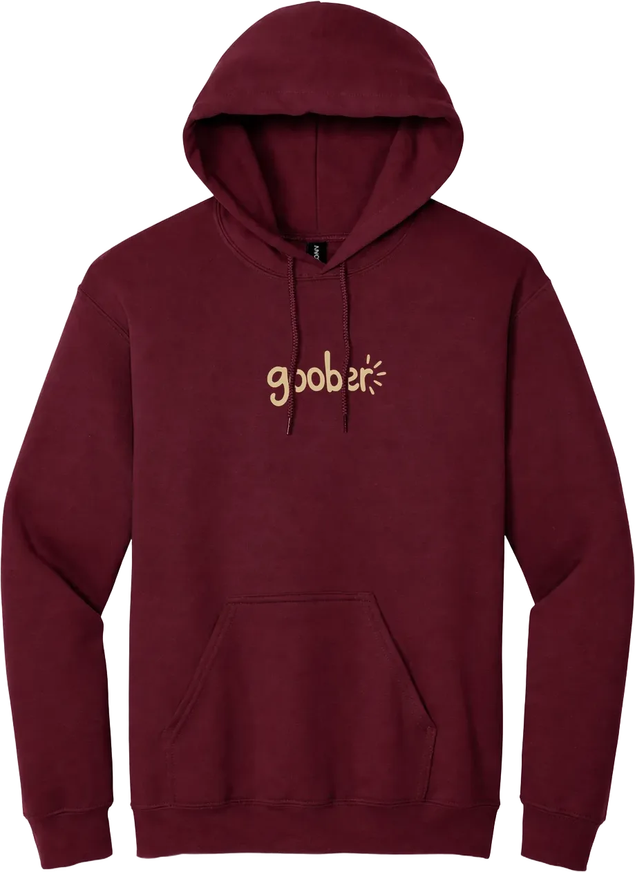 goober hoodie, front