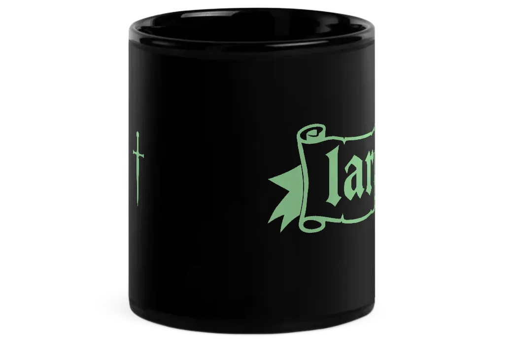 larp mug, front
