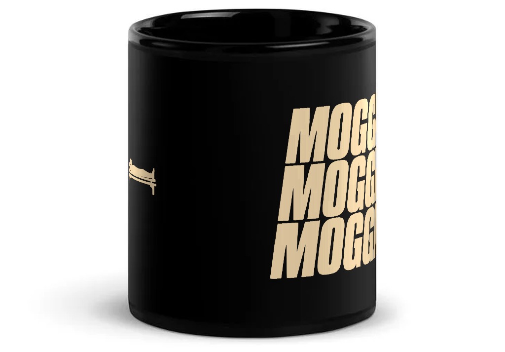 mogging mug, front