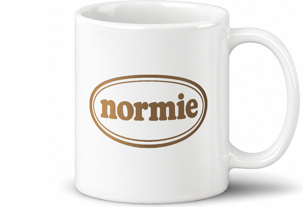 normie v2-mug front