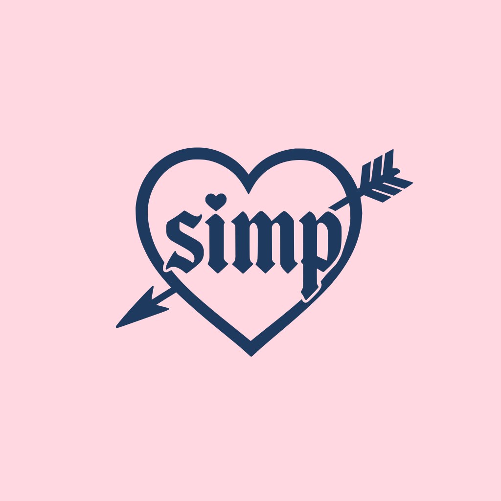 simp mug, the artwork