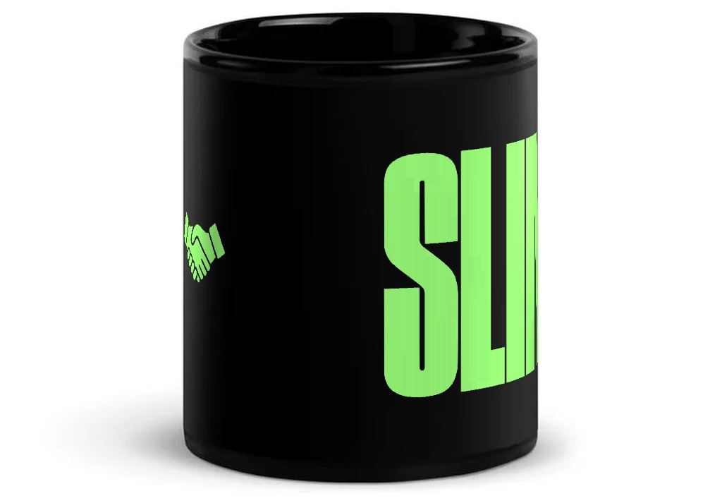 slime mug, front