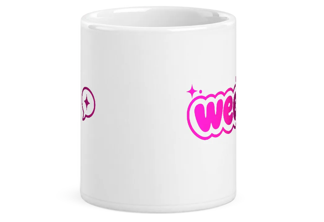 weeb mug, front